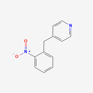 molecular formula C12H10N2O2 B14611322 4-[(2-Nitrophenyl)methyl]pyridine CAS No. 60288-89-3