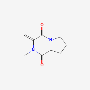 2-Methyl-3-methylidene-6,7,8,8a-tetrahydropyrrolo[1,2-a]pyrazine-1,4-dione