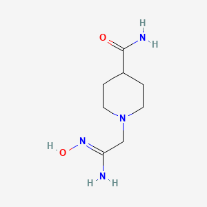 (Z)-1-(2-amino-2-(hydroxyimino)ethyl)piperidine-4-carboxamide