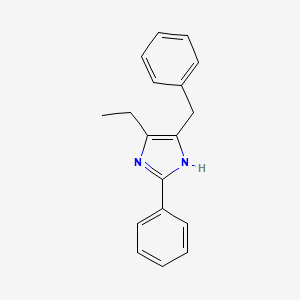 1H-Imidazole, 4-ethyl-2-phenyl-5-(phenylmethyl)-