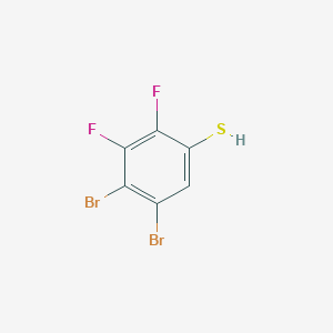 molecular formula C6H2Br2F2S B1461134 4,5-Dibromo-2,3-difluorothiophenol CAS No. 1806351-46-1