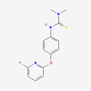 N'-{4-[(6-Fluoropyridin-2-yl)oxy]phenyl}-N,N-dimethylthiourea