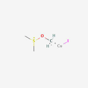 Iodocopper(1+);methanidyloxy(dimethyl)sulfanium