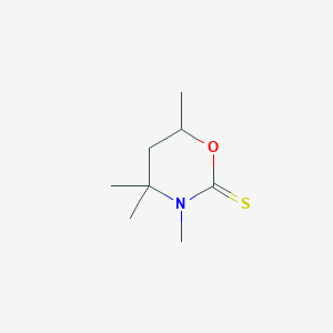 2H-1,3-Oxazine-2-thione, tetrahydro-3,4,4,6-tetramethyl-