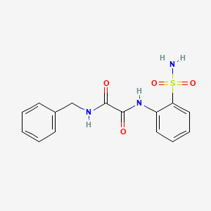 Ethanediamide, N-[2-(aminosulfonyl)phenyl]-N'-(phenylmethyl)-