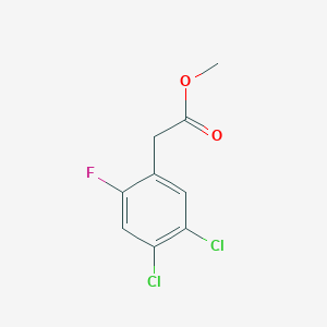 molecular formula C9H7Cl2FO2 B1461137 Methyl 4,5-dichloro-2-fluorophenylacetate CAS No. 1804421-25-7