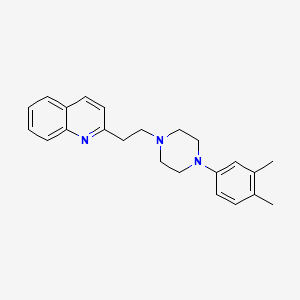 Quinoline,2-(2-(4-(3,4-dimethylphenyl)-1-piperazinyl)ethyl)-