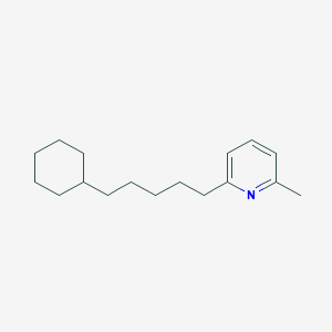 2-(5-Cyclohexylpentyl)-6-methylpyridine