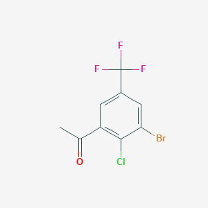 3'-Bromo-2'-chloro-5'-(trifluoromethyl)acetophenone
