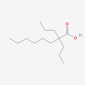 molecular formula C14H28O2 B14611467 2,2-Dipropyloctanoic acid CAS No. 60631-29-0