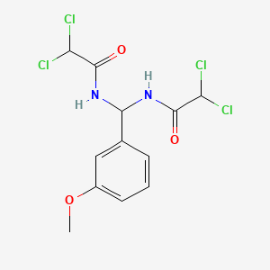 Acetamide, N,N'-[(3-methoxyphenyl)methylene]bis[2,2-dichloro-