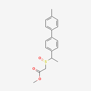 Methyl [1-(4'-methyl[1,1'-biphenyl]-4-yl)ethanesulfinyl]acetate