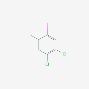 molecular formula C7H5Cl2I B1461150 4,5-二氯-2-碘甲苯 CAS No. 1806312-27-5