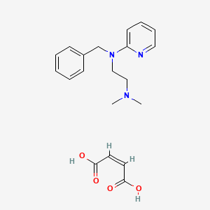 N'-Benzyl-N,N-dimethyl-N'-pyridin-2-ylethylenediammonium maleate