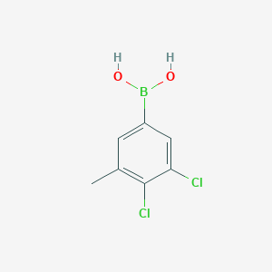 molecular formula C7H7BCl2O2 B1461152 (3,4-Dichloro-5-methylphenyl)boronic acid CAS No. 1772622-45-3