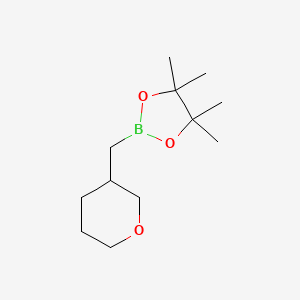 4,4,5,5-Tetramethyl-2-((tetrahydro-2H-pyran-3-yl)methyl)-1,3,2-dioxaborolane