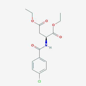 Diethyl N-(4-chlorobenzoyl)-L-aspartate