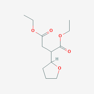 molecular formula C12H20O5 B14611538 Butanedioic acid, (tetrahydro-2-furanyl)-, diethyl ester CAS No. 58979-68-3