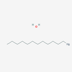 molecular formula C12H27HgO B14611556 Dodecylmercury;hydrate CAS No. 56986-39-1