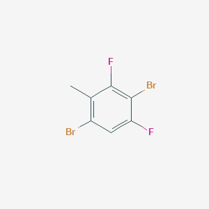 molecular formula C7H4Br2F2 B1461156 3,6-Dibromo-2,4-difluorotoluene CAS No. 1804939-22-7