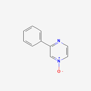 Pyrazine, phenyl-, 4-oxide