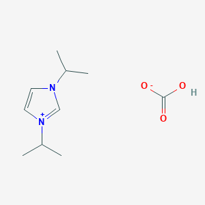 molecular formula C10H18N2O3 B1461157 1,3-二异丙基-1H-咪唑-3-鎓氢碳酸盐 CAS No. 1372124-90-7
