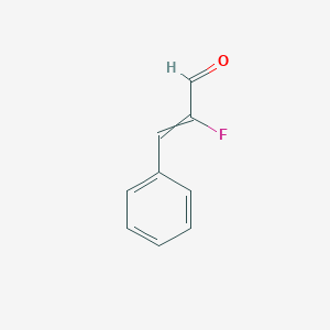 molecular formula C9H7FO B14611598 2-Fluoro-3-phenylprop-2-enal CAS No. 58041-00-2