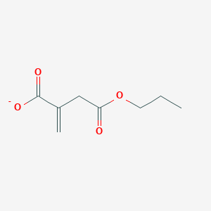 molecular formula C8H11O4- B14611628 2-Methylidene-4-oxo-4-propoxybutanoate CAS No. 57718-10-2