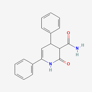 2-Oxo-4,6-diphenyl-1,2,3,4-tetrahydropyridine-3-carboxamide