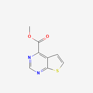 molecular formula C8H6N2O2S B1461164 Methyl thieno[2,3-d]pyrimidine-4-carboxylate CAS No. 175293-84-2