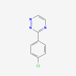 1,2,4-Triazine, 3-(4-chlorophenyl)-