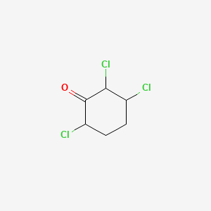 2,3,6-Trichlorocyclohexan-1-one