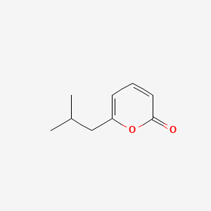 2H-Pyran-2-one, 6-(2-methylpropyl)-