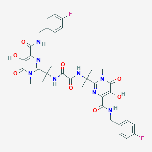 molecular formula C34H36F2N8O8 B1461171 Unii-4R5S14FD9Y CAS No. 1391918-18-5