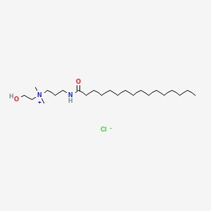 molecular formula C23H49ClN2O2 B14611737 (2-Hydroxyethyl)dimethyl(3-palmitamidopropyl)ammonium chloride CAS No. 58930-17-9