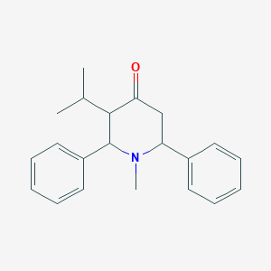 4-Piperidinone, 1-methyl-3-(1-methylethyl)-2,6-diphenyl-