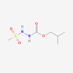 2-Methylpropyl 2-(methanesulfonyl)hydrazine-1-carboxylate