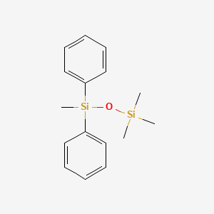 molecular formula C16H22OSi2 B14611760 Tetramethyl-1,1-diphenyldisiloxane CAS No. 56958-44-2