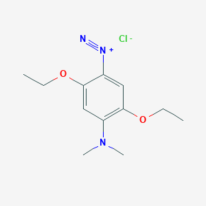 molecular formula C12H18ClN3O2 B14611814 4-(Dimethylamino)-2,5-diethoxybenzene-1-diazonium chloride CAS No. 60558-40-9