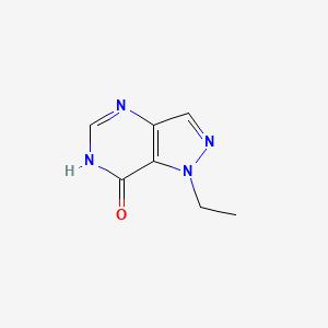 molecular formula C7H8N4O B1461182 1-ethyl-1,6-dihydro-7H-pyrazolo[4,3-d]pyrimidin-7-one CAS No. 674788-53-5