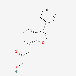 1-Hydroxy-3-(3-phenyl-1-benzofuran-7-yl)propan-2-one