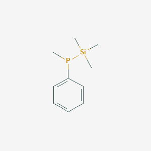 molecular formula C10H17PSi B14611914 Methyl(phenyl)(trimethylsilyl)phosphane CAS No. 59877-21-3