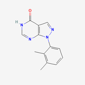 molecular formula C13H12N4O B1461192 1-(2,3-二甲苯基)-1,5-二氢-4H-吡唑并[3,4-d]嘧啶-4-酮 CAS No. 1082528-60-6