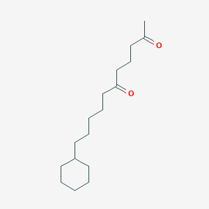 11-Cyclohexylundecane-2,6-dione