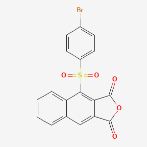 4-(4-Bromobenzene-1-sulfonyl)naphtho[2,3-c]furan-1,3-dione