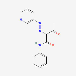 3-Oxo-N-phenyl-2-[(E)-(pyridin-3-yl)diazenyl]butanamide