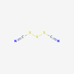 molecular formula C2N2S3 B14611989 Trisulfide, dicyano- CAS No. 57670-85-6