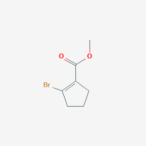 molecular formula C7H9BrO2 B1461203 Methyl 2-bromocyclopentene-1-carboxylate CAS No. 320608-71-7