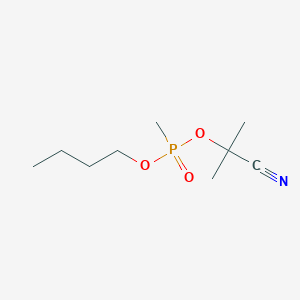 Butyl 2-cyanopropan-2-yl methylphosphonate