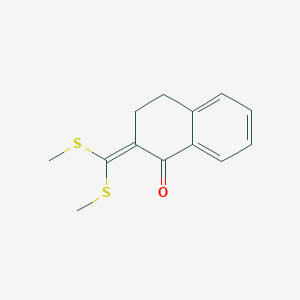 1(2H)-Naphthalenone, 2-[bis(methylthio)methylene]-3,4-dihydro-